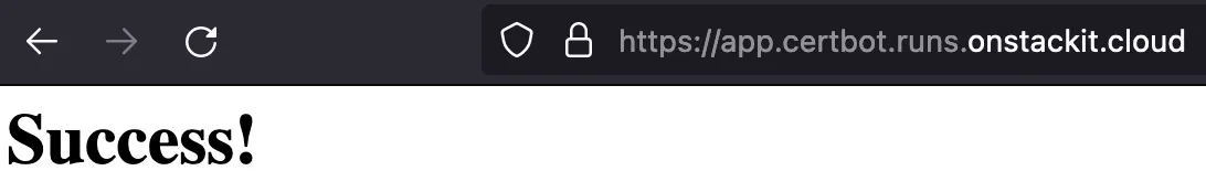 The browser shows the lock now